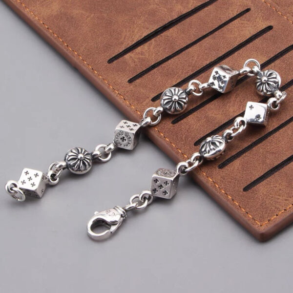 [Chrome Hearts]★DICE ブレスレット 9 リンク363318 - 画像 (6)