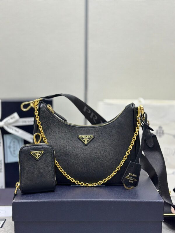 PRADA 1BH204 リナイロン ポーチ付 2WAYショルダー - 画像 (4)