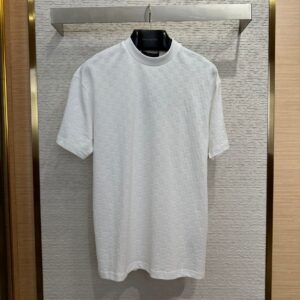 LVチェッカー刺繍半袖Tシャツ154571