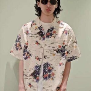 PRADAプラダリゾートフローラル半袖シャツ154797